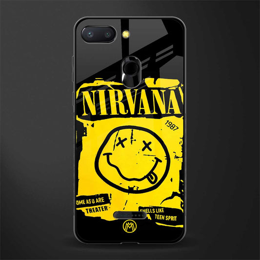 nirvana yellow glass case for redmi 6 image