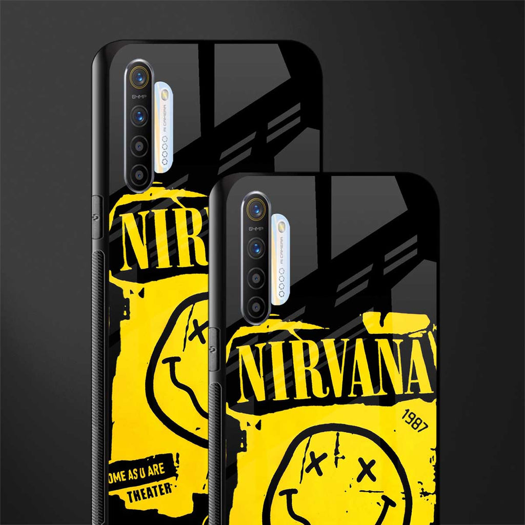 nirvana yellow glass case for realme x2 image-2