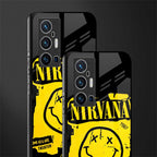 nirvana yellow glass case for vivo x70 pro plus image-2