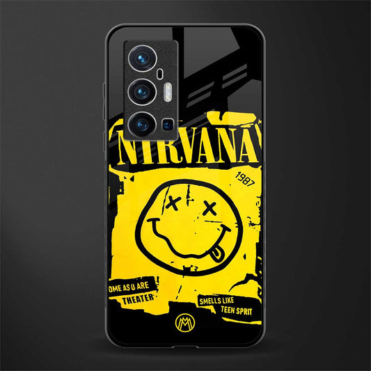 nirvana yellow glass case for vivo x70 pro plus image
