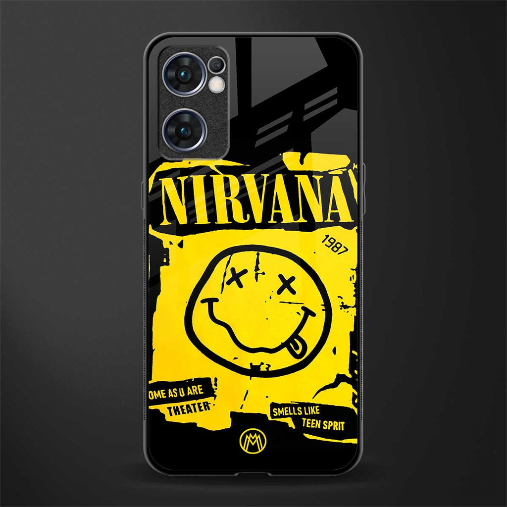 nirvana yellow glass case for oppo reno7 5g image