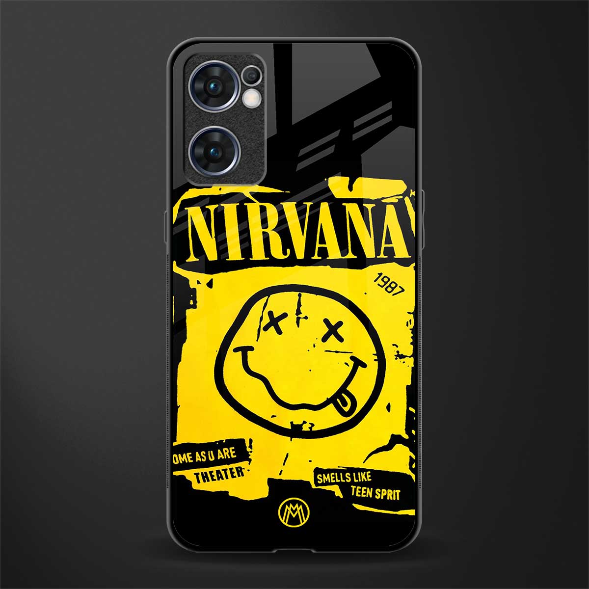 nirvana yellow glass case for oppo reno7 5g image