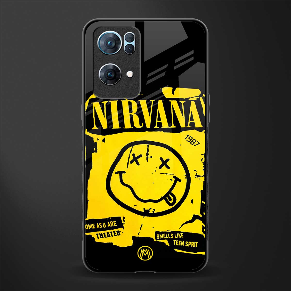 nirvana yellow glass case for oppo reno7 pro 5g image