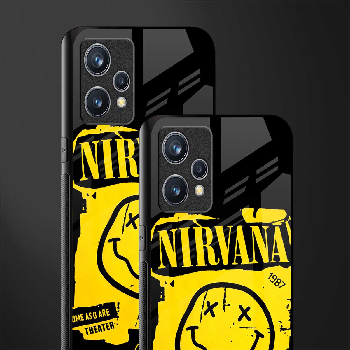 nirvana yellow glass case for realme 9 4g image-2