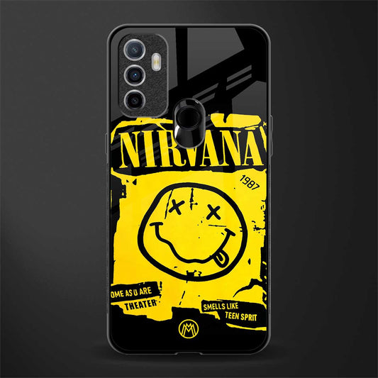 nirvana yellow glass case for oppo a53 image