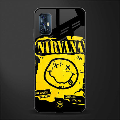 nirvana yellow glass case for vivo v17 image