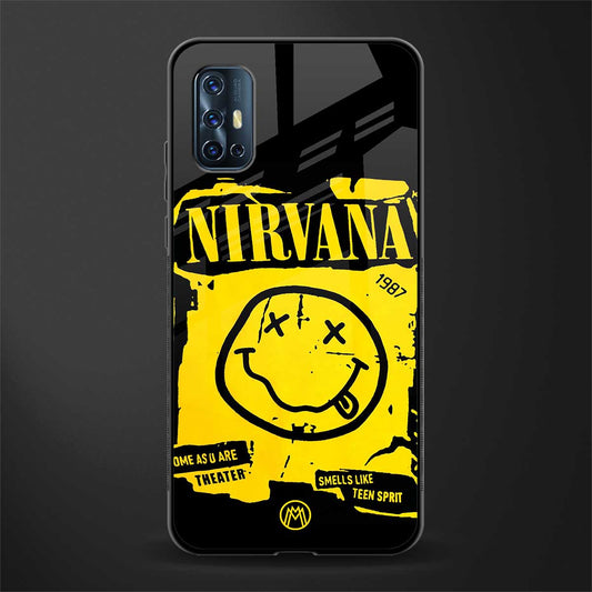 nirvana yellow glass case for vivo v17 image