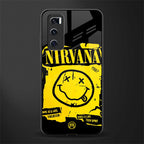 nirvana yellow glass case for vivo v20 se image