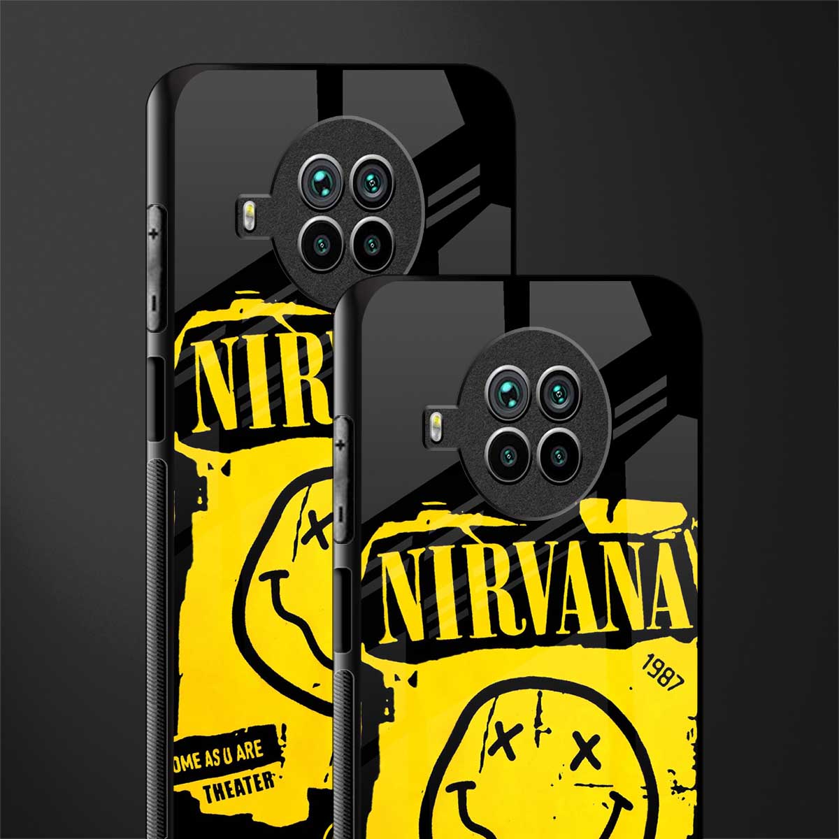 nirvana yellow glass case for mi 10i image-2