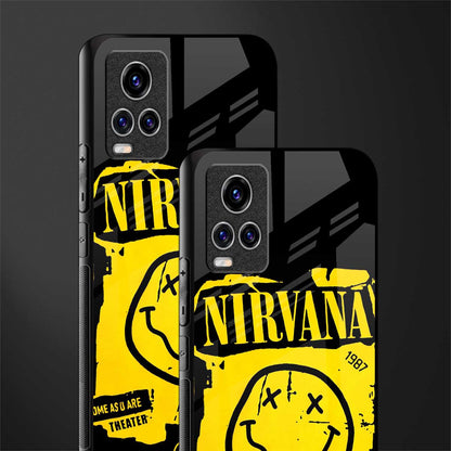 nirvana yellow glass case for vivo v20 pro image-2