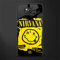 nirvana yellow glass case for poco x3 pro image