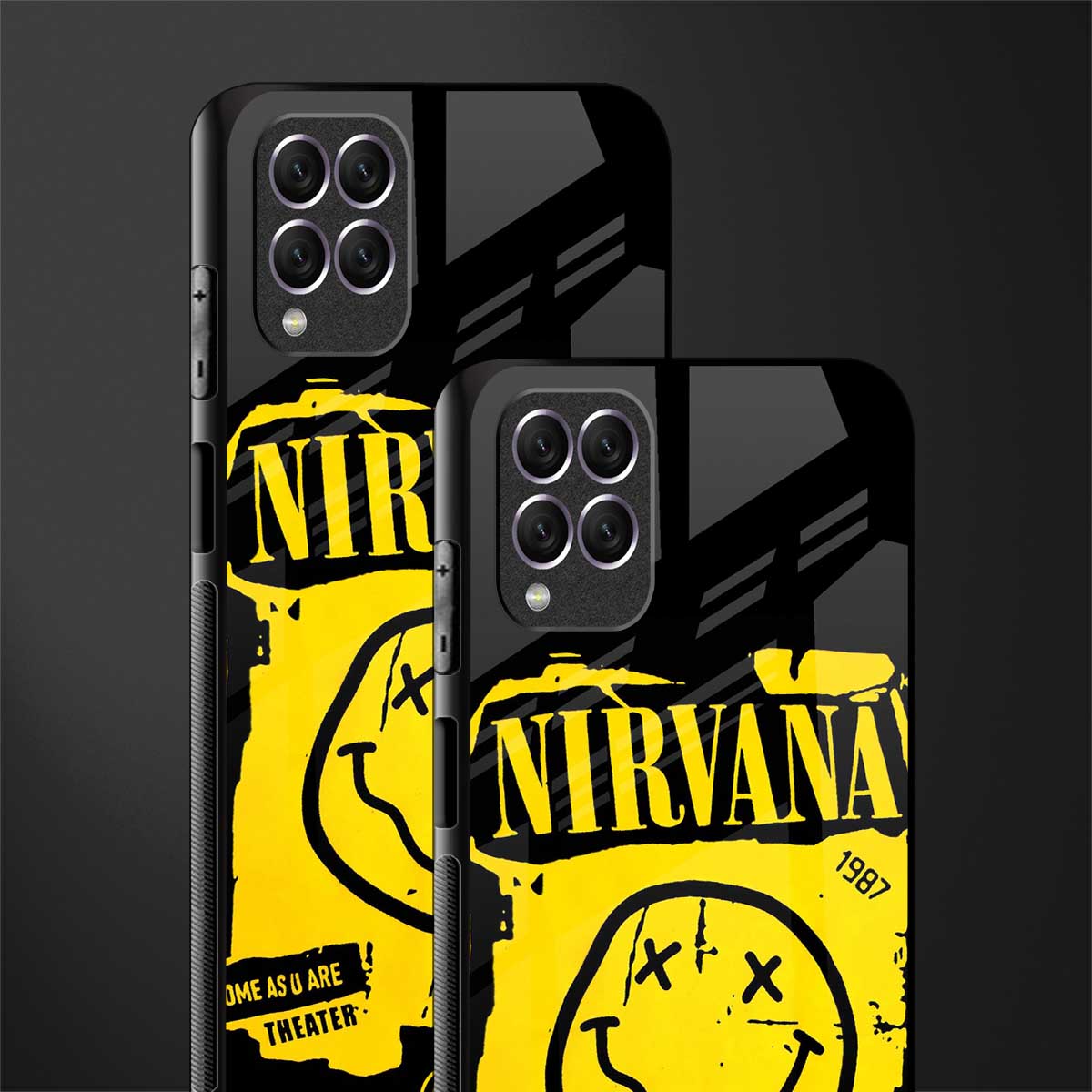 nirvana yellow glass case for samsung galaxy f62 image-2
