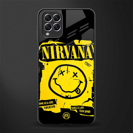 nirvana yellow glass case for samsung galaxy f62 image