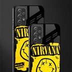 nirvana yellow glass case for samsung galaxy a32 4g image-2