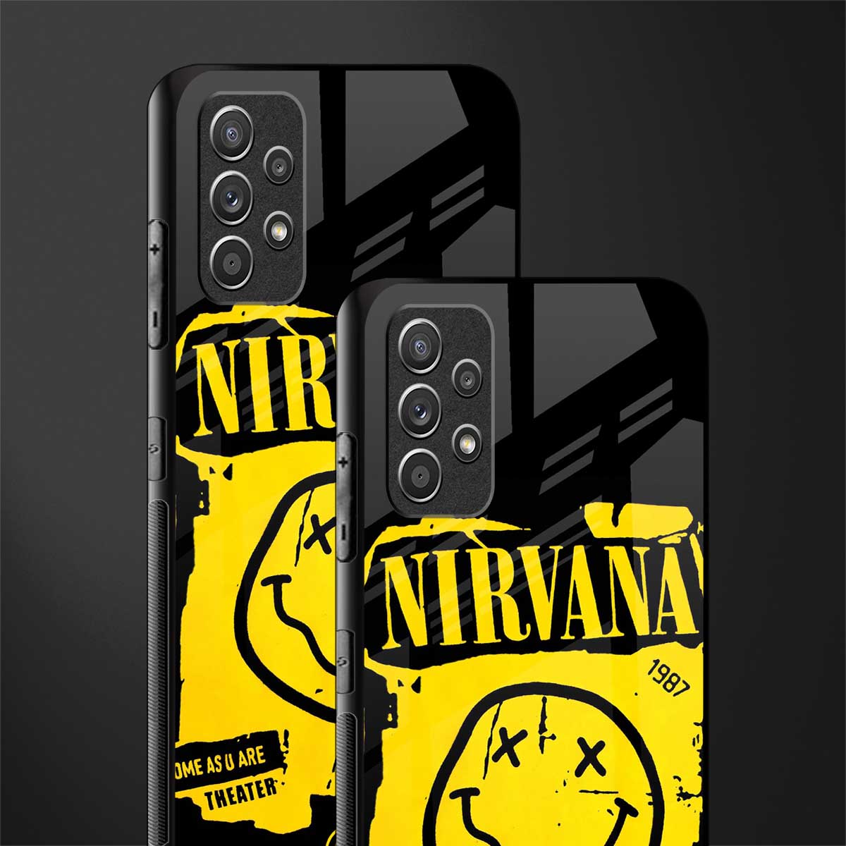 nirvana yellow glass case for samsung galaxy a32 4g image-2
