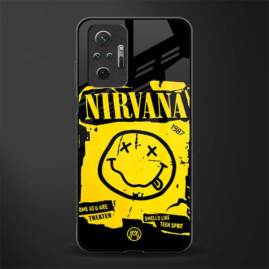 nirvana yellow glass case for redmi note 10 pro image