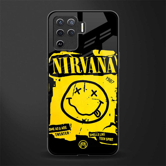 nirvana yellow glass case for oppo f19 pro image