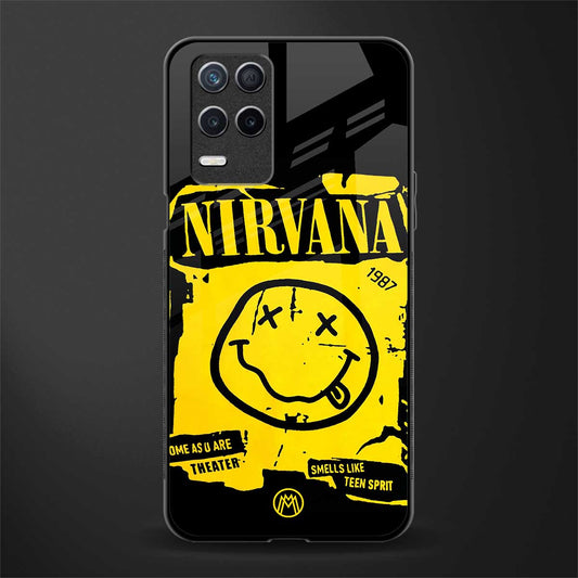 nirvana yellow glass case for realme narzo 30 5g image