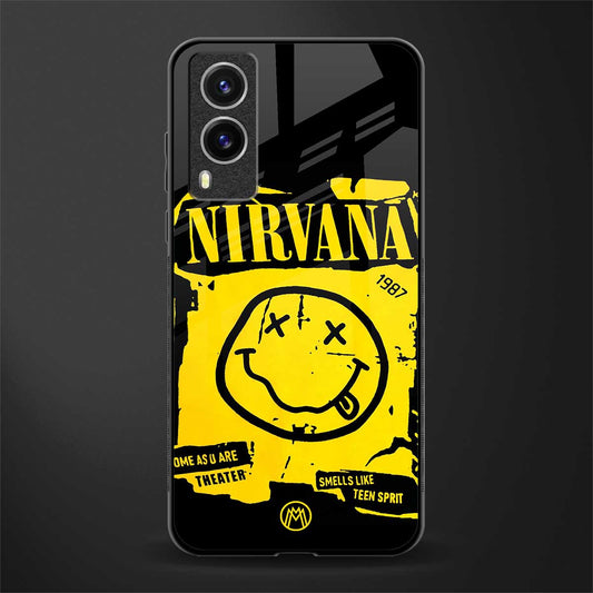nirvana yellow glass case for vivo v21e 5g image