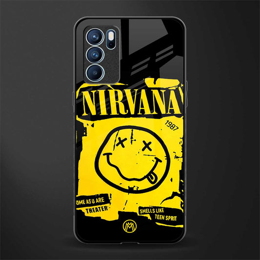nirvana yellow glass case for oppo reno6 5g image