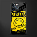 nirvana yellow glass case for iphone 12 pro image
