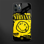 nirvana yellow glass case for iphone 11 pro max image