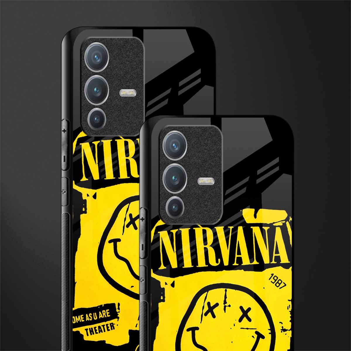 nirvana yellow glass case for vivo v23 pro 5g image-2