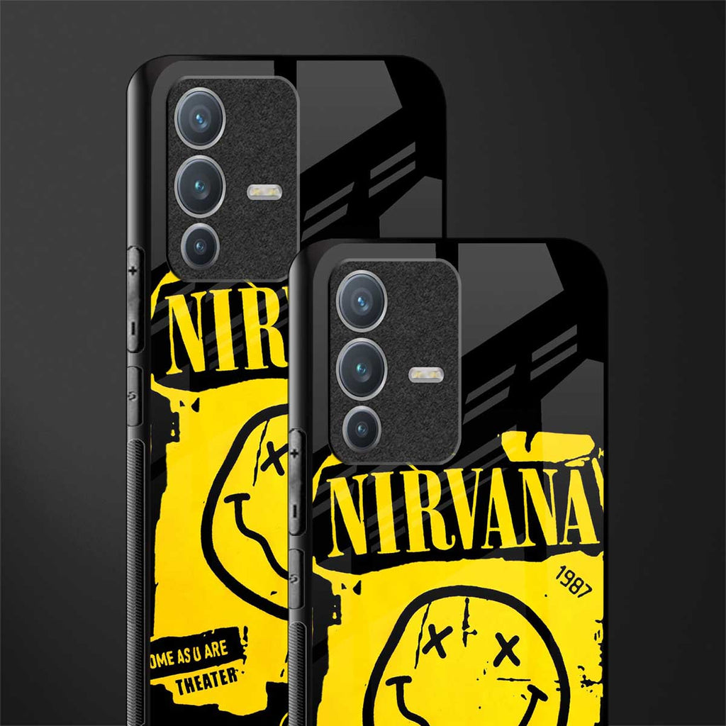 nirvana yellow glass case for vivo v23 pro 5g image-2