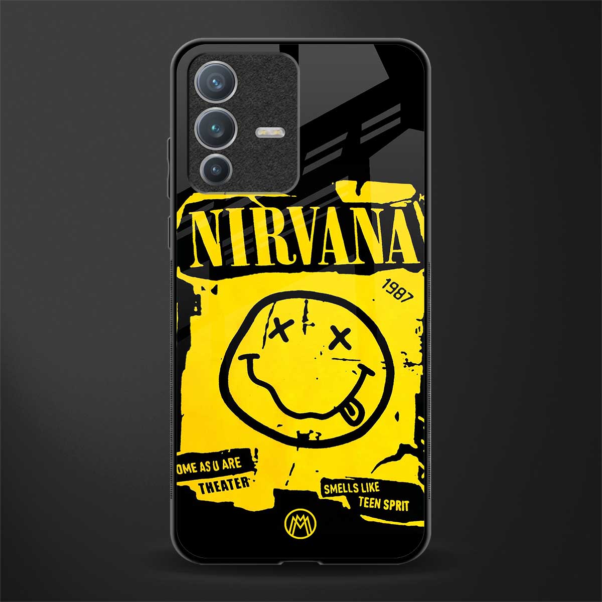 nirvana yellow glass case for vivo v23 pro 5g image