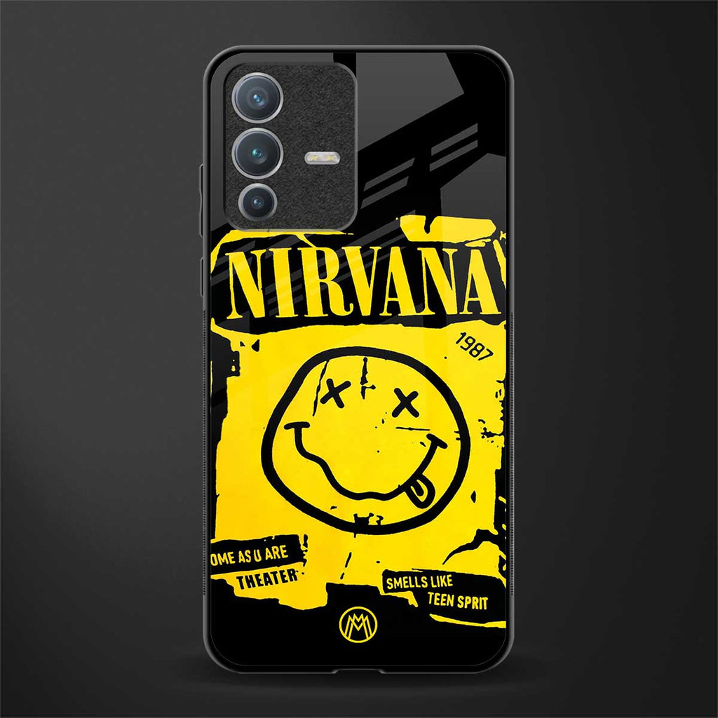 nirvana yellow glass case for vivo v23 pro 5g image