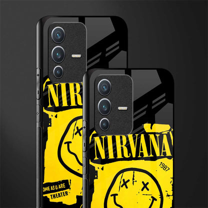 nirvana yellow glass case for vivo v23 5g image-2