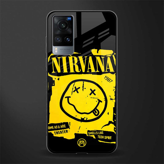 nirvana yellow glass case for vivo x60 image