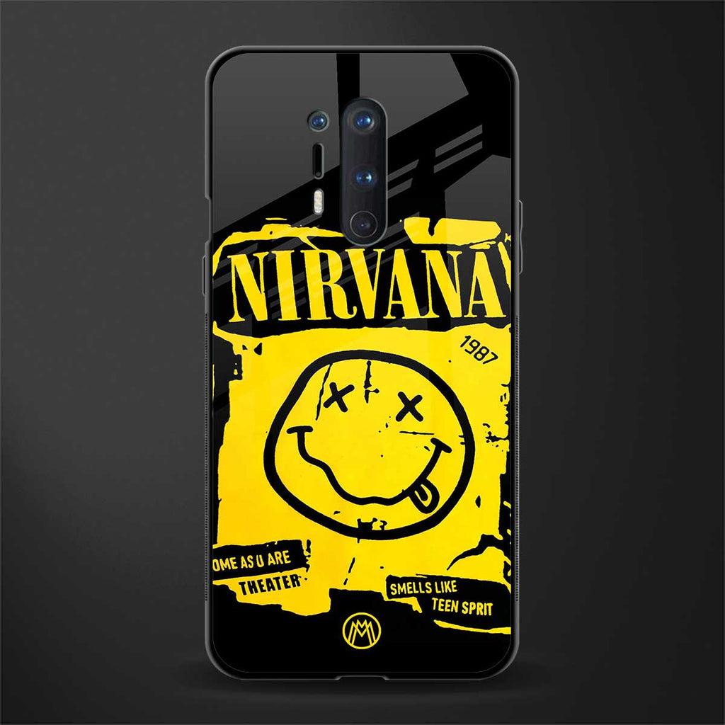 nirvana yellow glass case for oneplus 8 pro image