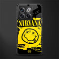 nirvana yellow back phone cover | glass case for oneplus 10t