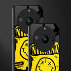 nirvana yellow back phone cover | glass case for realme 11 pro 5g