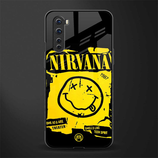 nirvana yellow glass case for oneplus nord ac2001 image