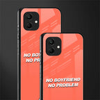 no boyfriend no problem back phone cover | glass case for samsung galaxy a04