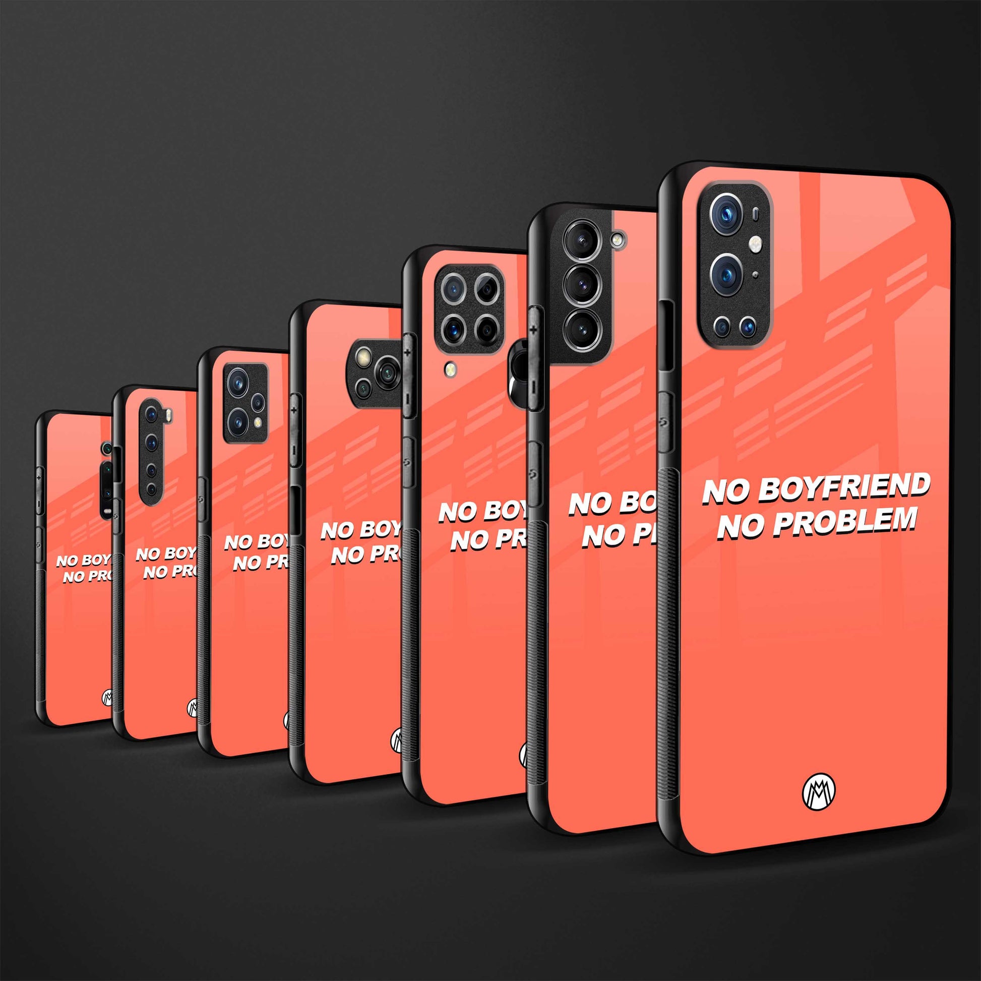 no boyfriend no problem back phone cover | glass case for oneplus nord ce 3 lite