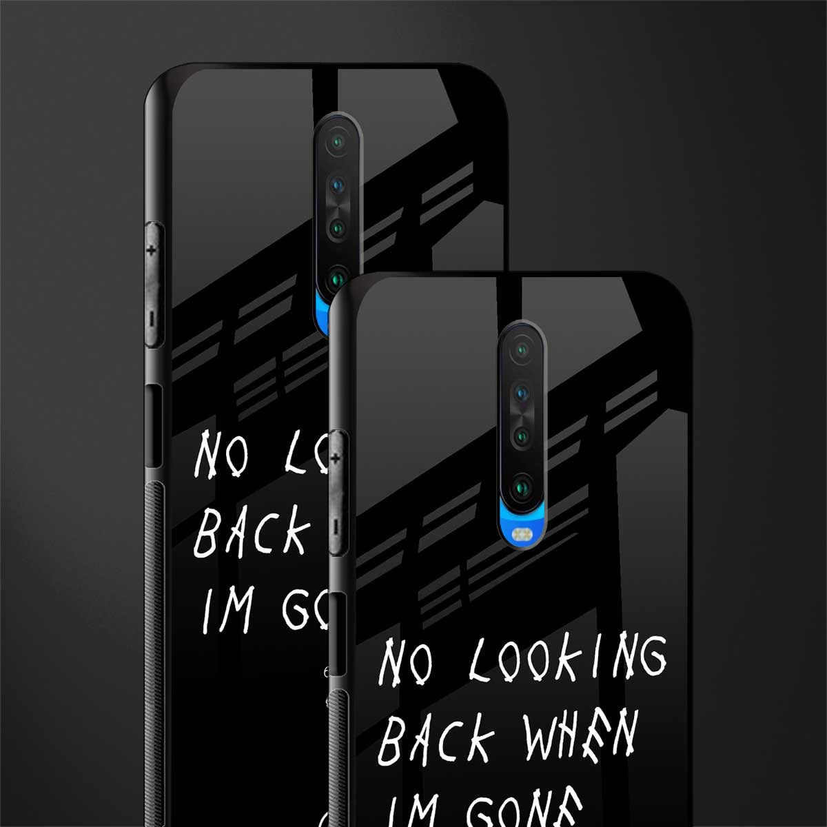 no looking back glass case for poco x2 image-2