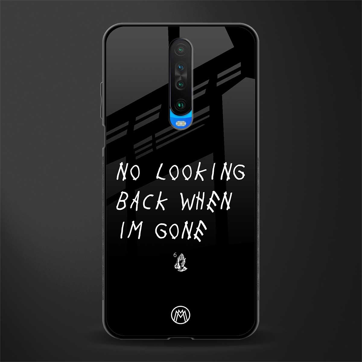 no looking back glass case for poco x2 image