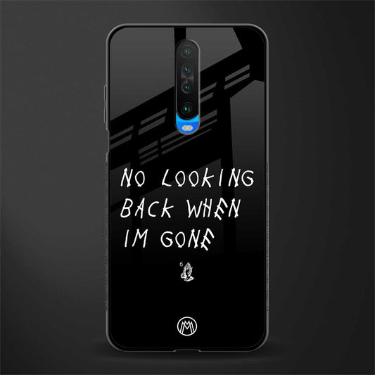 no looking back glass case for poco x2 image