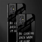 no looking back glass case for samsung galaxy m51 image-2