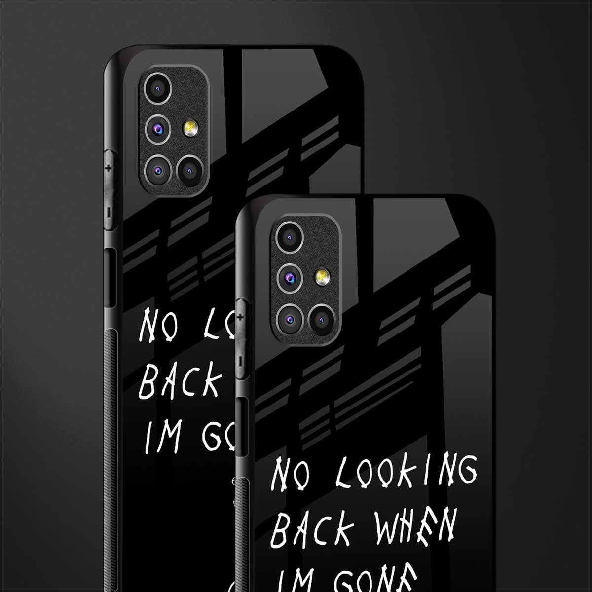 no looking back glass case for samsung galaxy m51 image-2