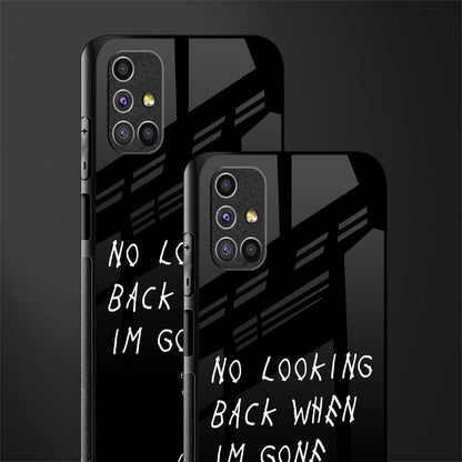 no looking back glass case for samsung galaxy m31s image-2