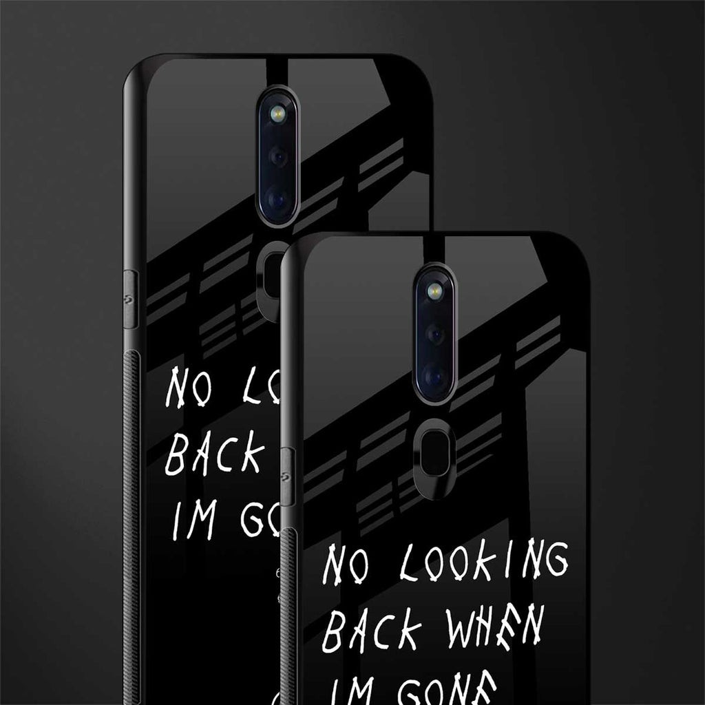 no looking back glass case for oppo f11 pro image-2