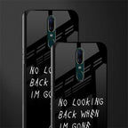 no looking back glass case for oppo f11 image-2