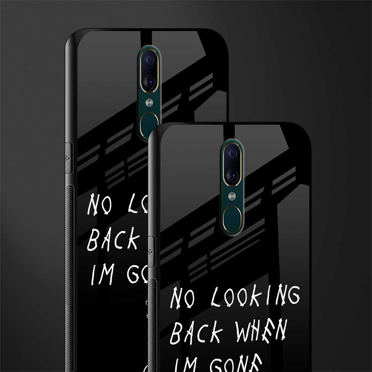 no looking back glass case for oppo f11 image-2