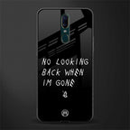 no looking back glass case for oppo a9 image