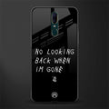 no looking back glass case for oppo f11 image