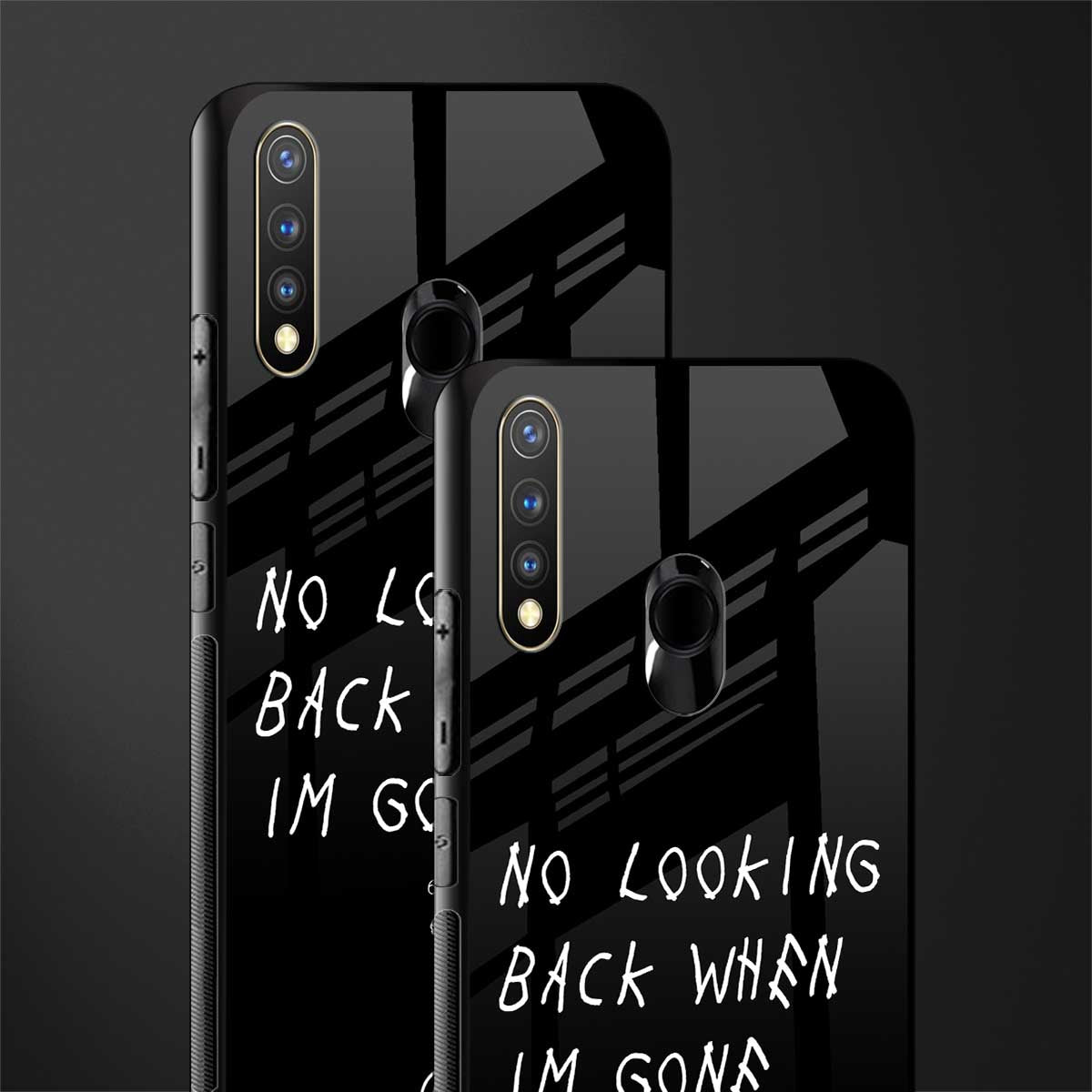 no looking back glass case for vivo y19 image-2